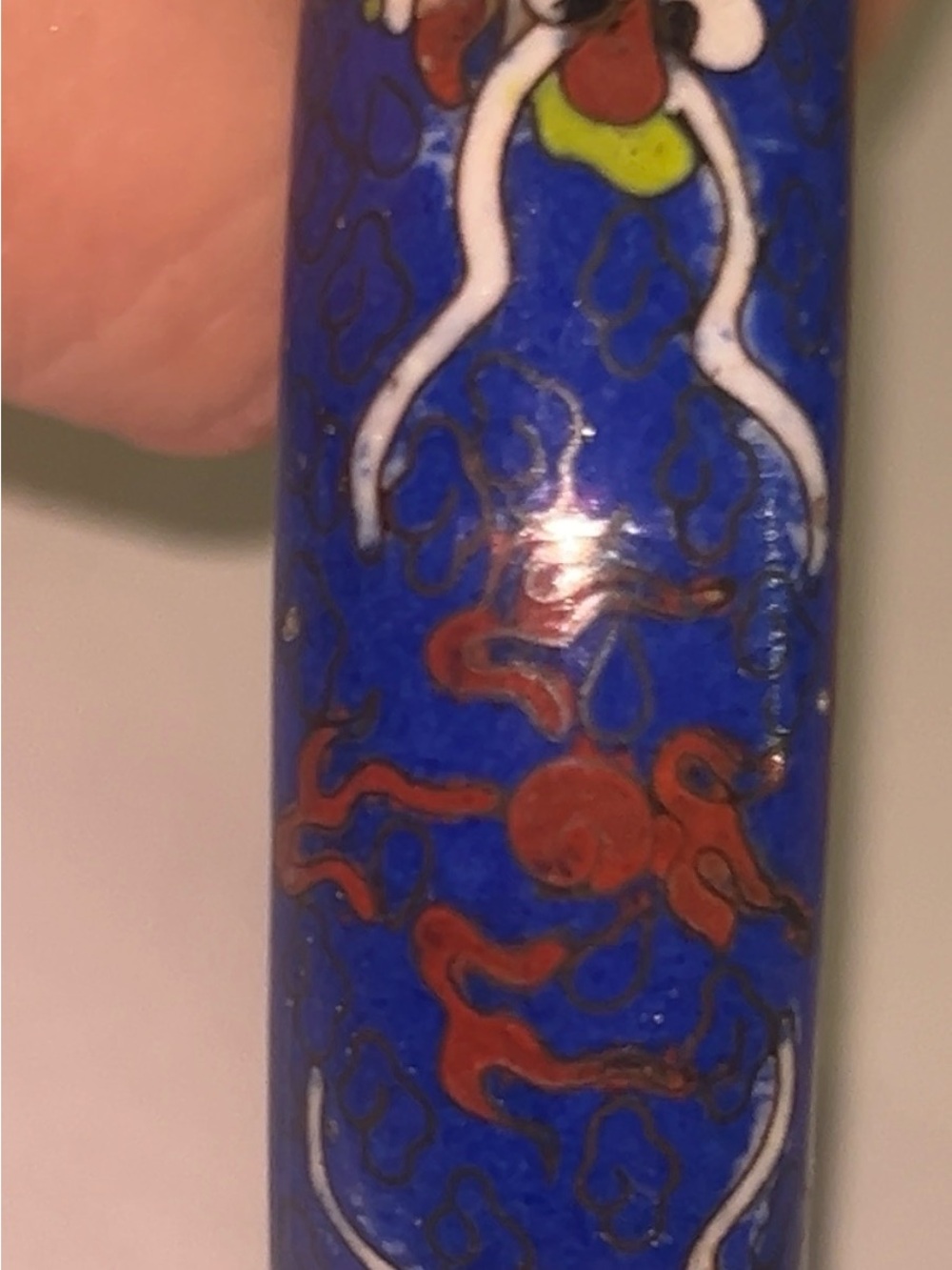 Blue Cobalt Cloisonné Bangle